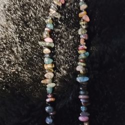 Semi-precious Real Stones Handmade Jewelry Necklace You Choose One 