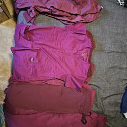 Medical Scrubs Burgundy 