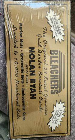 1992 Nolan Ryan Sealed Cards  Limited Edition