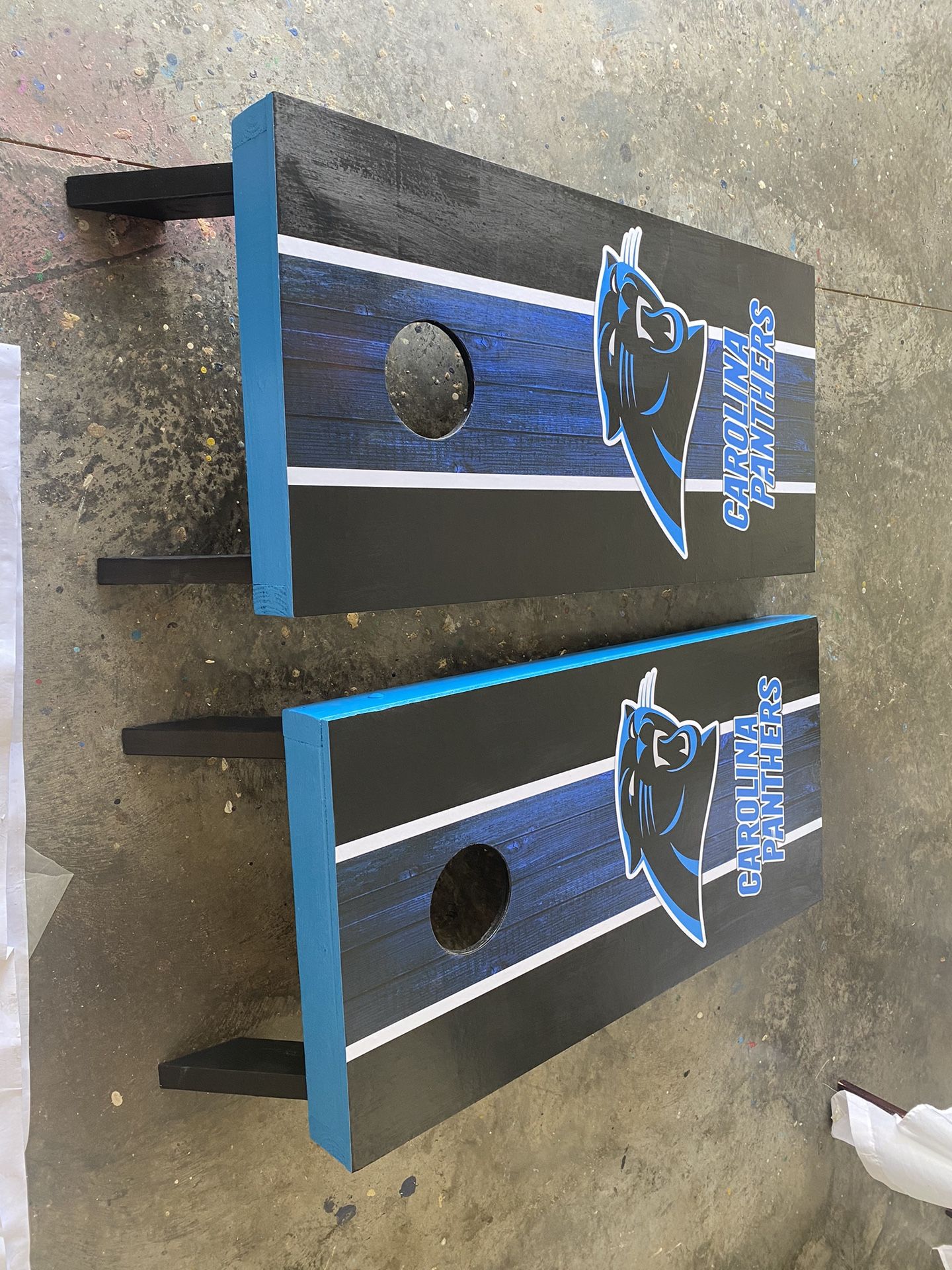 Carolina Panthers Cornhole Set for Sale in Greensboro, NC - OfferUp