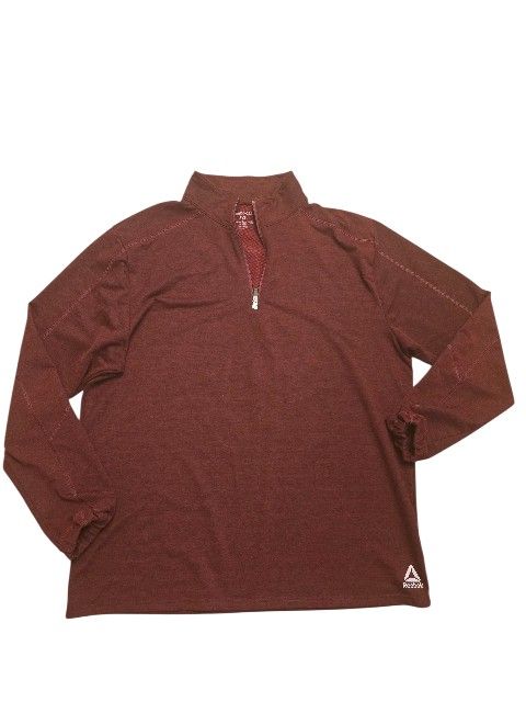 Reebok Men's Quarter Zip Active Pullover Sweatshirt 2X