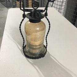 Vintage candle lamp