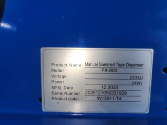 Manual Gummed Tape Dispenser FX-800