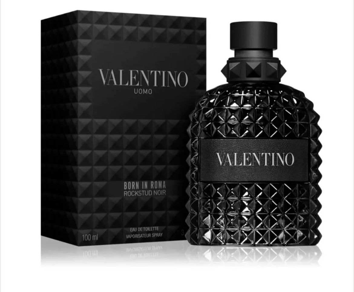 Valentino Uomo Born In Roma Rockstud Noir | Eau de Toilette Spray | Size: 3.4 FL OZ / 100ml