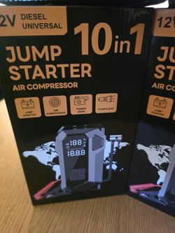 Jump starter and tire inflator
