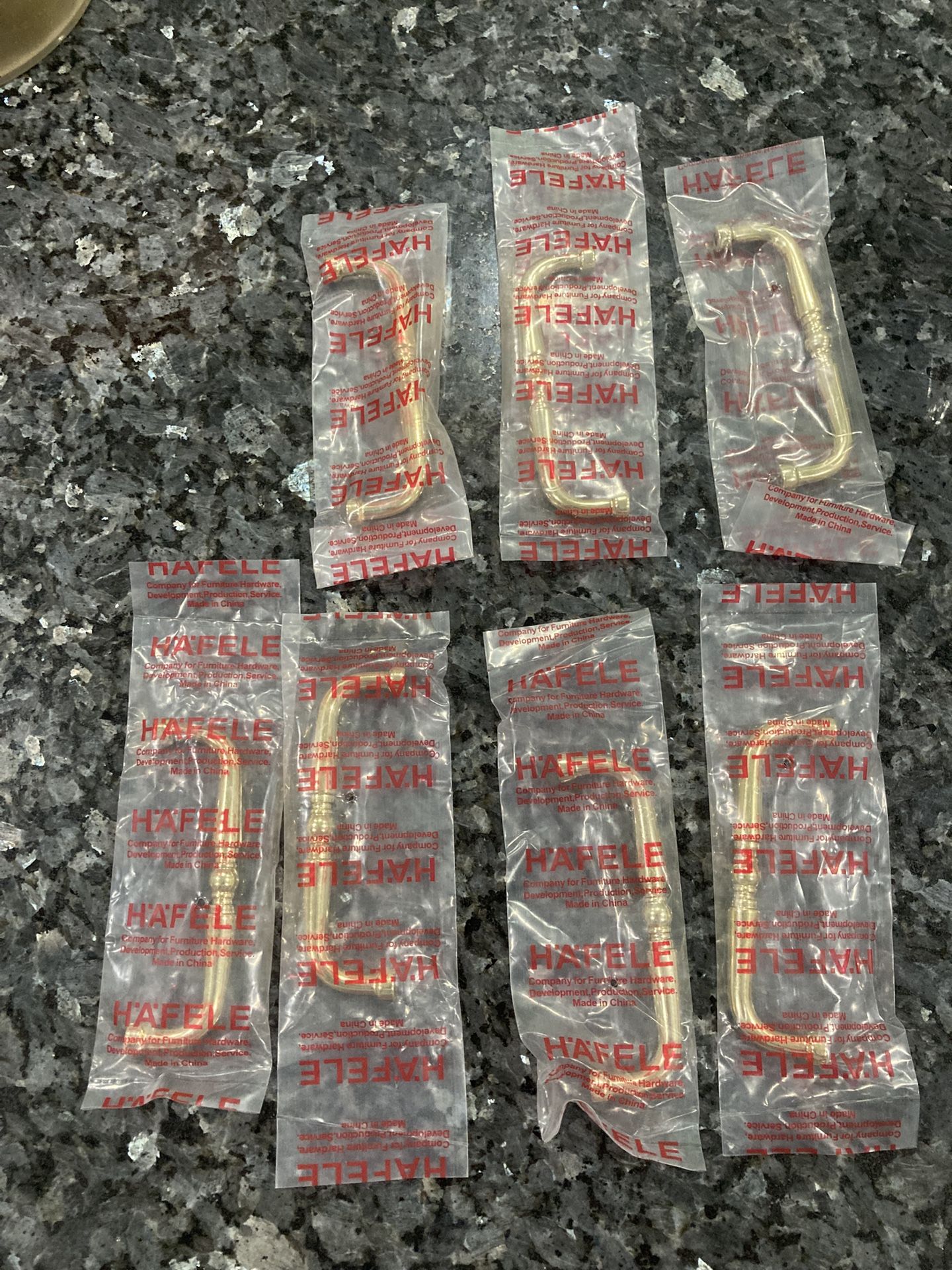 HAFELE CABINET PULL POLISHED BRASS