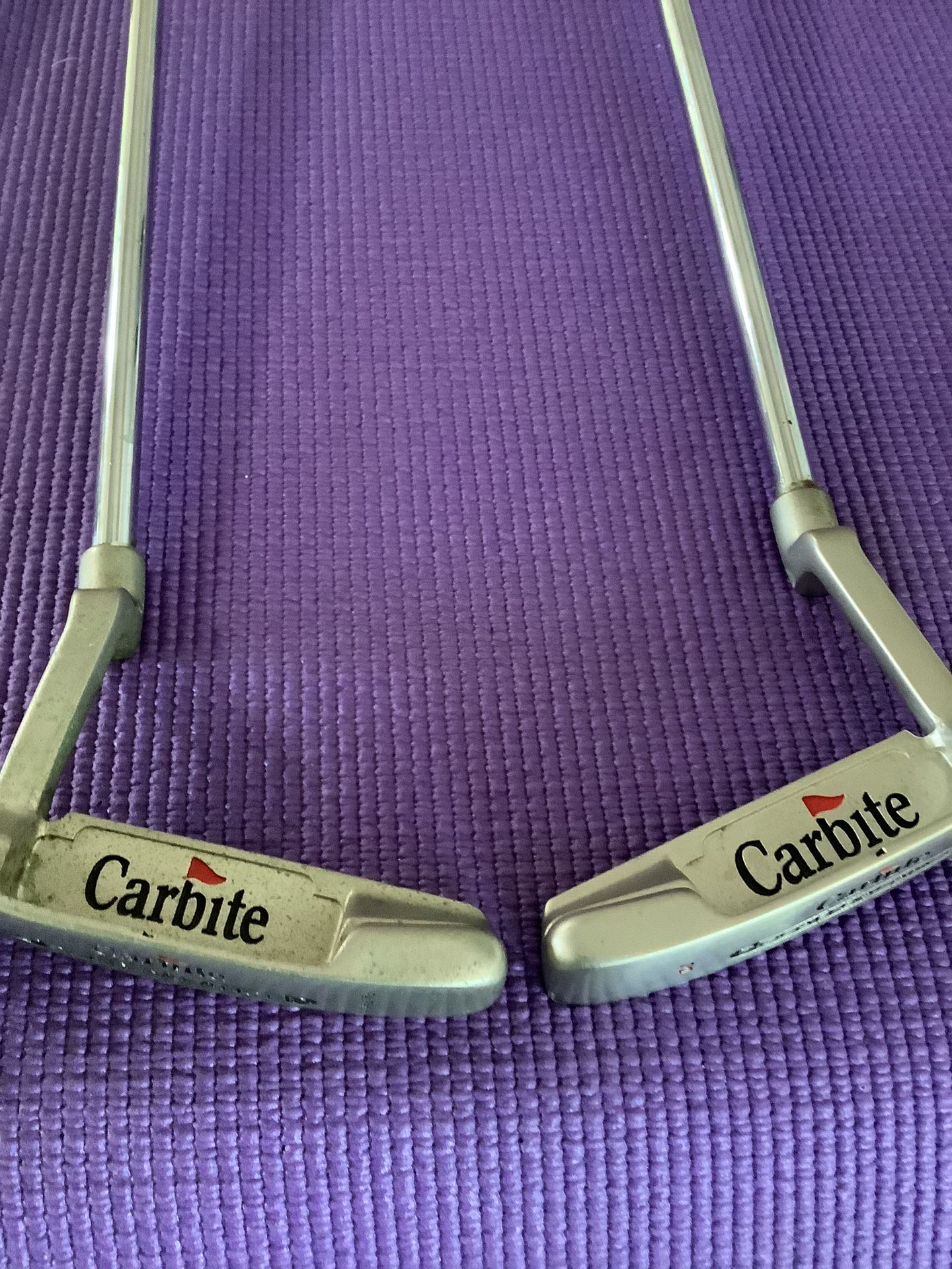 VERY NICE RIGHTHAND AND LEFTHANDED BLADE GOLF PUTTERS FOR THE 6’ + GOLF PLAYER.