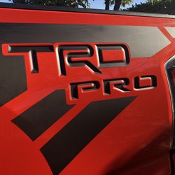 Tacoma Trd Pro Letters