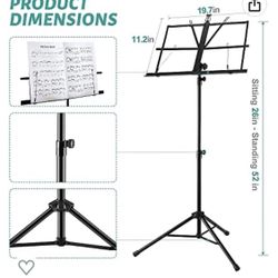 Foldable Music Sheet Stand