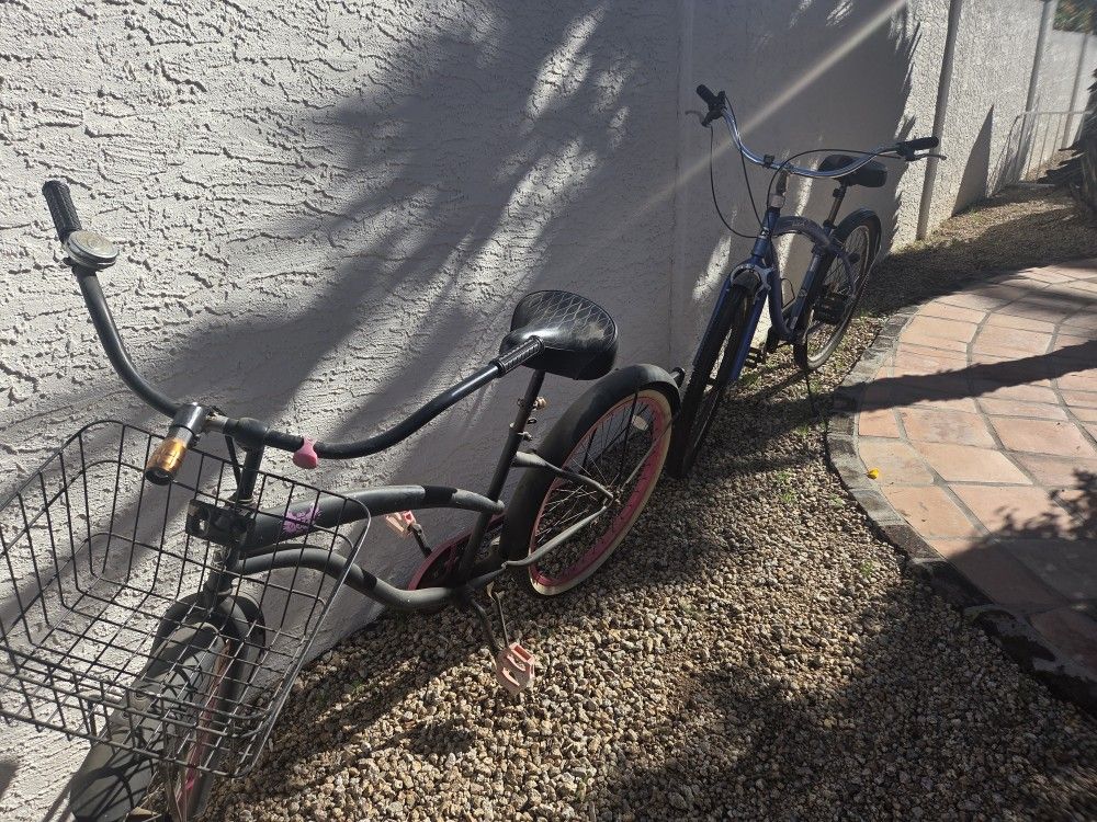 His & Her Beach Cruisers - $50 Each Or $85 Both