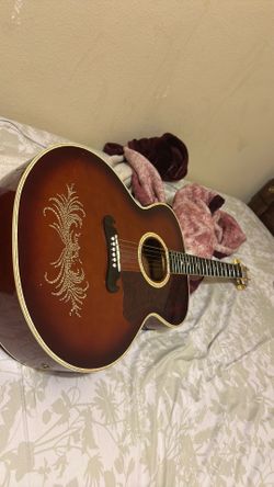 Esteban Rock On Limited Edition Amber Ice Acoustic Guitar