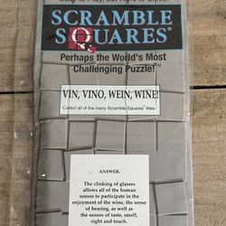 Scramble Squares Wine Challenging Puzzle just $3 xox 