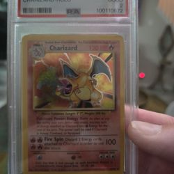 Graded Charizard Base Set Holo 1999
