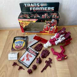 Vintage 1986 Hasbro Transformers Technobot Leader Scattershot Action Figure Toy