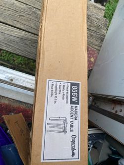 In finished accent table