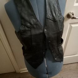 AMERICAN TOP GENUINE LEATHER CO. VEST