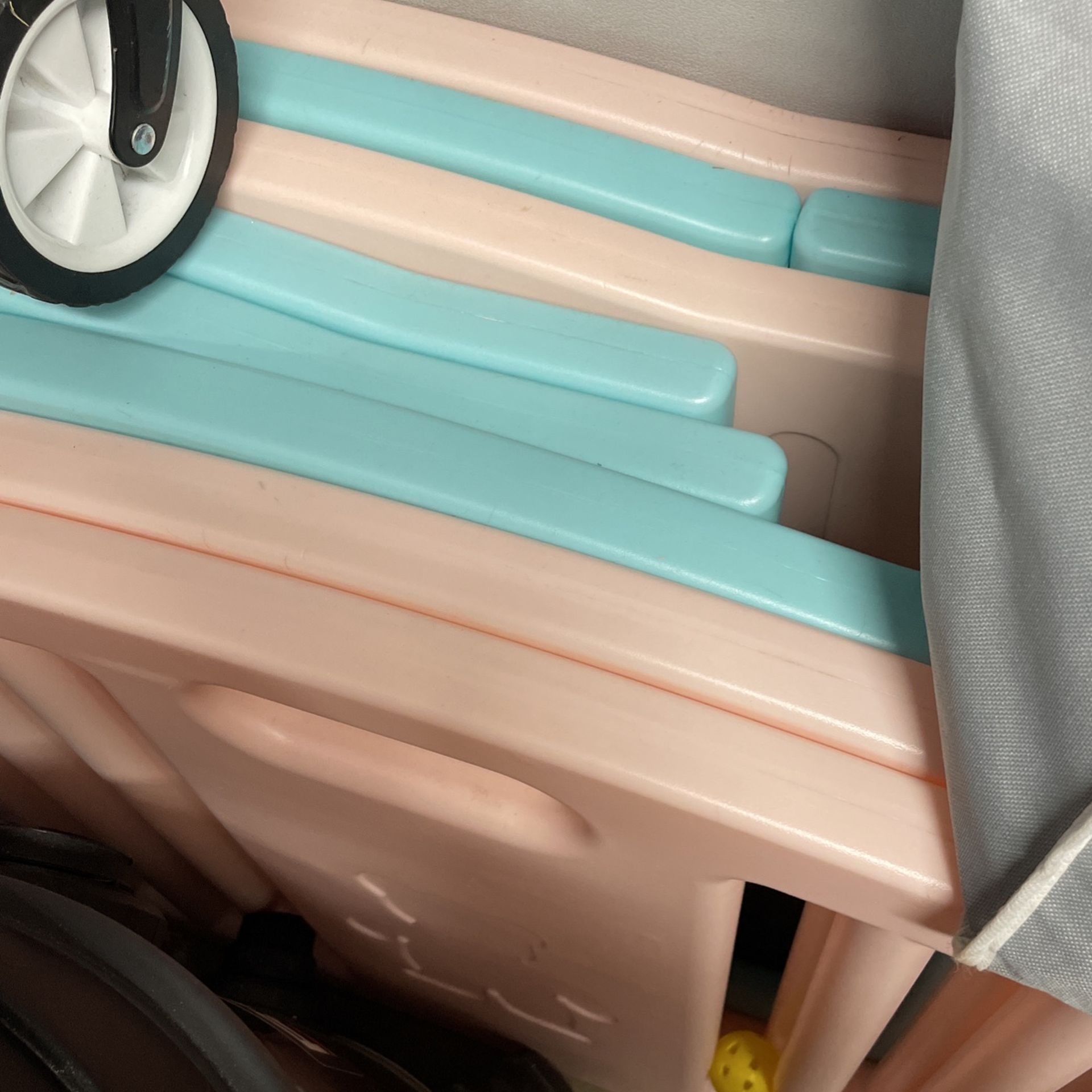 Pink And Blue Baby Play Pen