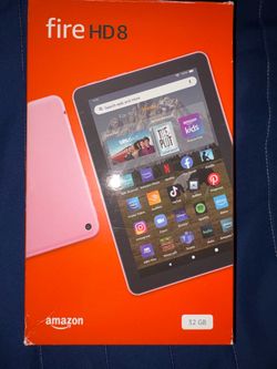 Pink fire HD8 tablet