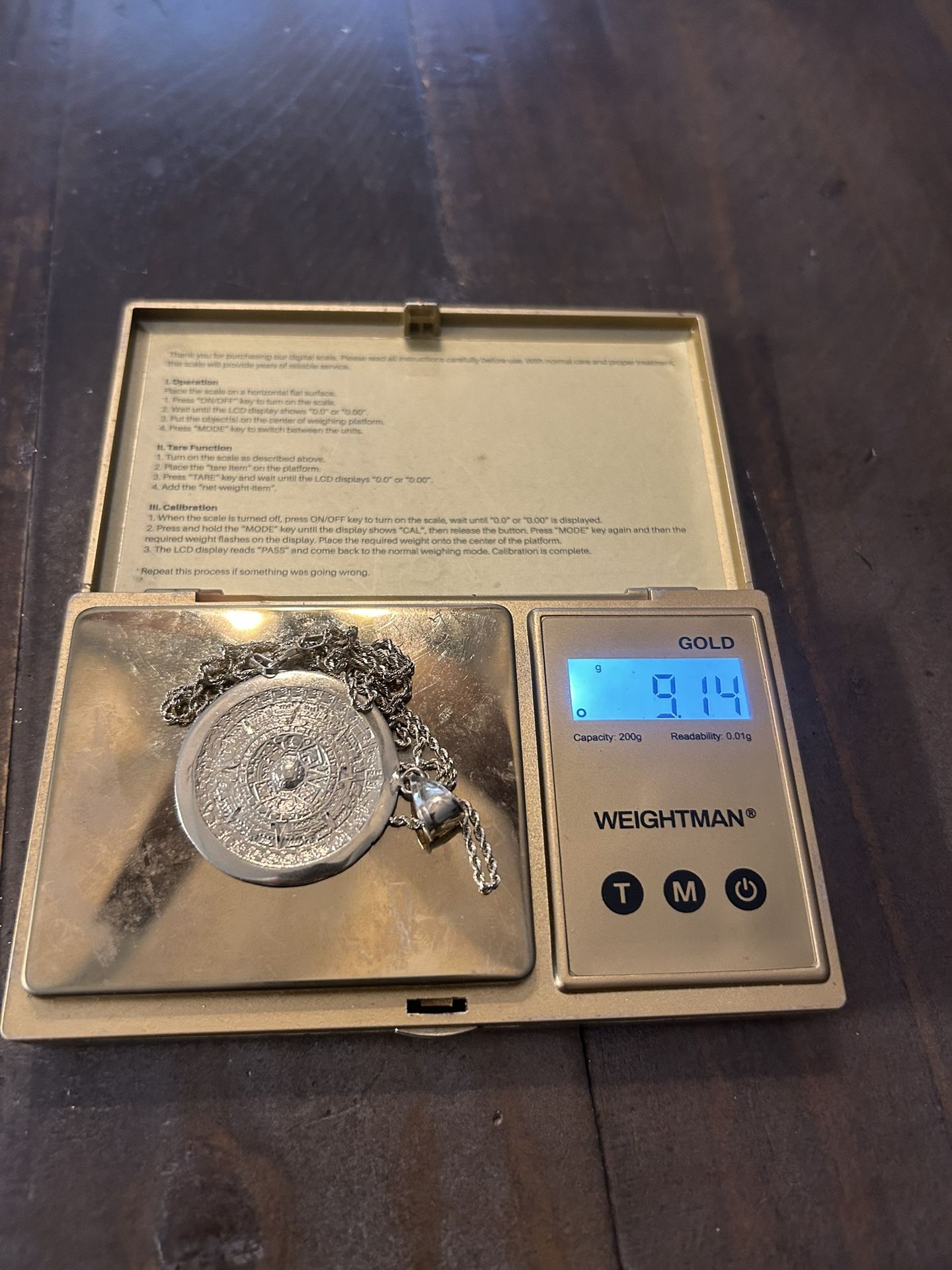 10k Gold Chain And 10k Gold Pendant 