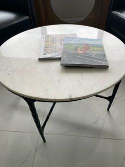 ☕️Solid Marble Round Coffee Table –🔥 30% OFF SALE Modern Designer Style