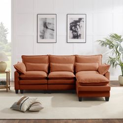 New Sofa With Ottoman
