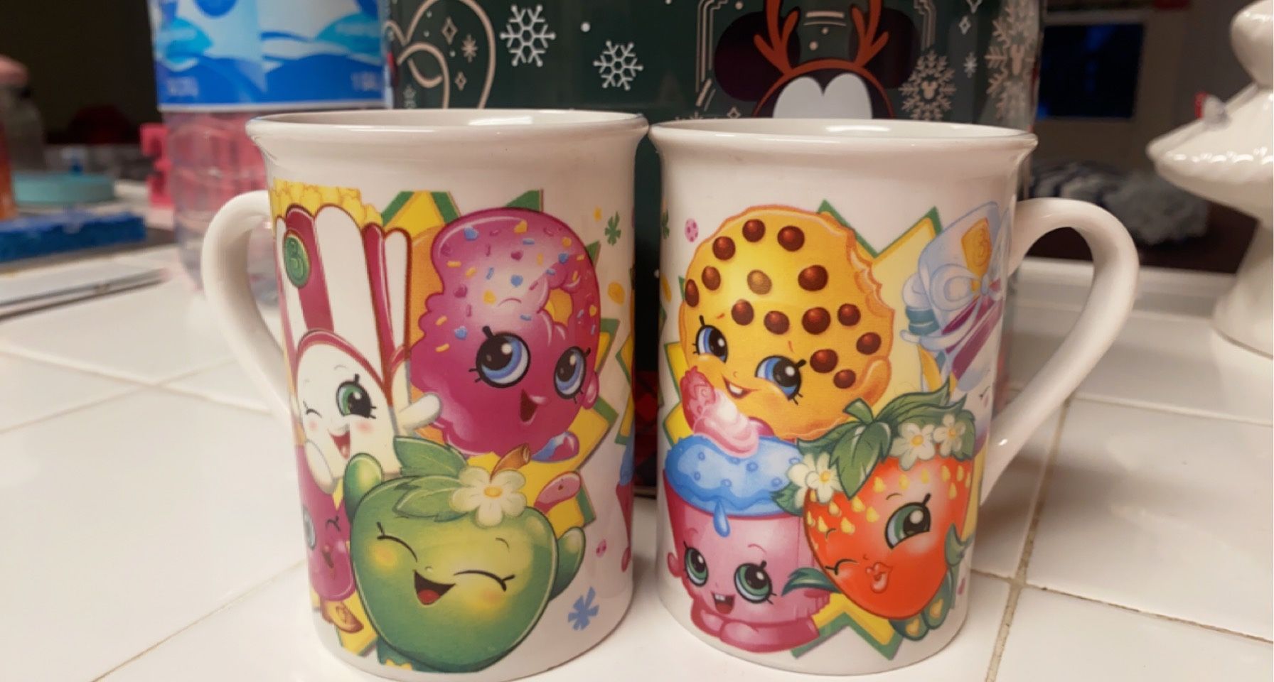 Set Of 2 Shopkins Mugs 2016