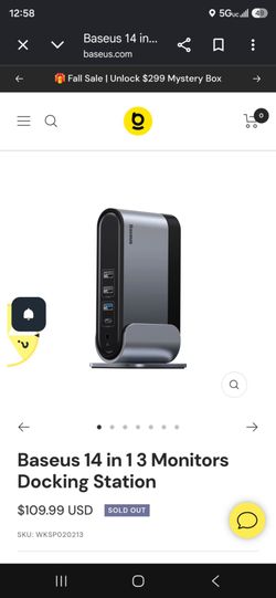 Computer Mini Docking Station Baseus
