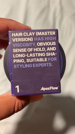 Hair clay