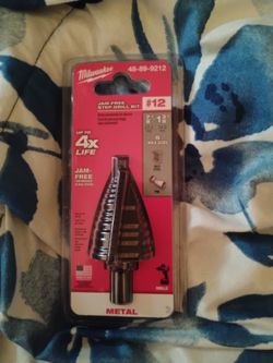 Milwaukee #12 Jam Free Step Bits 