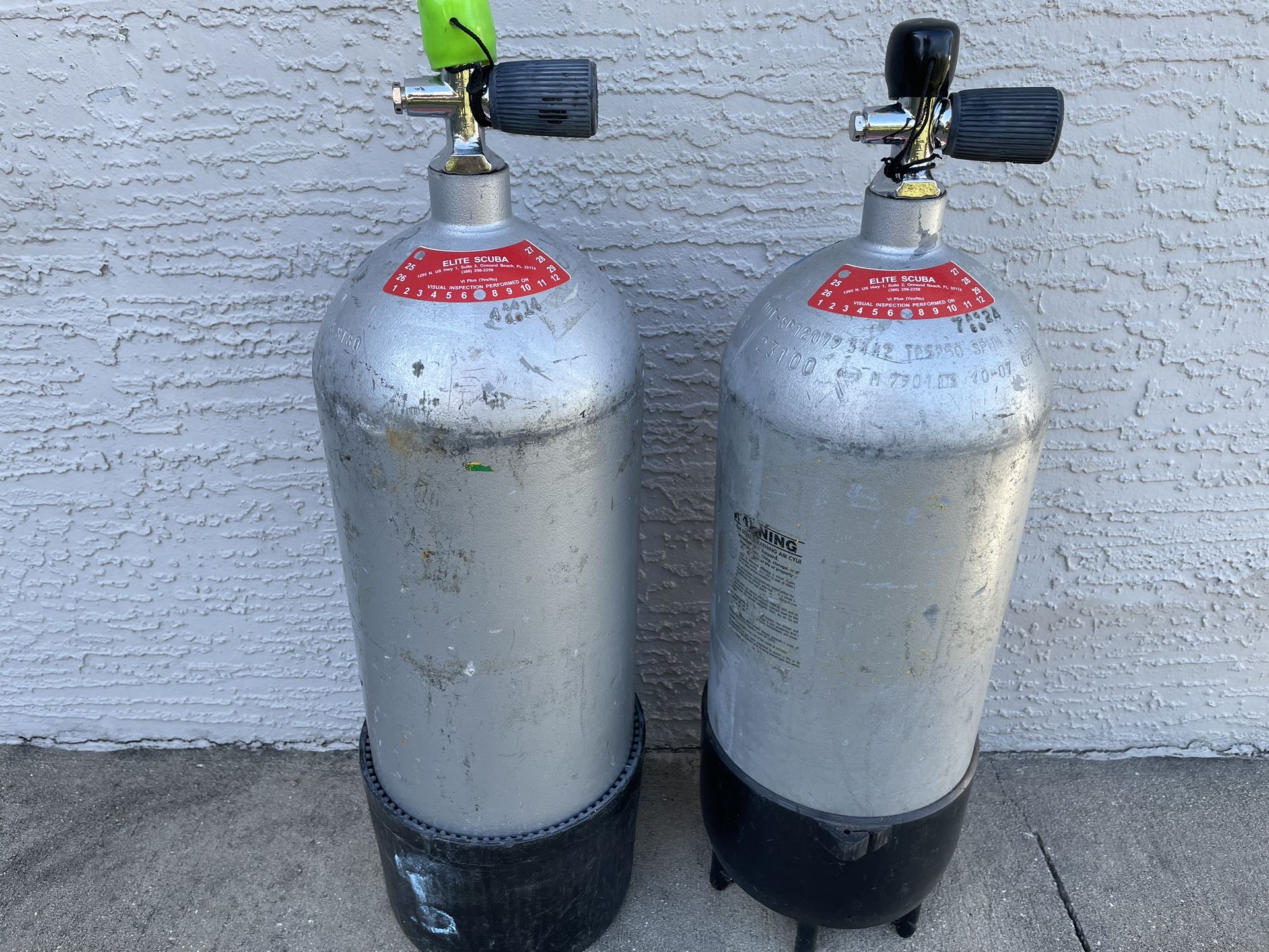 Scuba Tanks, HP Steel 80's