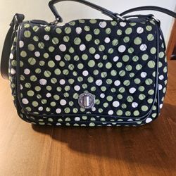 Vera Bradley Quilted "Lucky You" pattern, Polka Dot Crossbody Bag