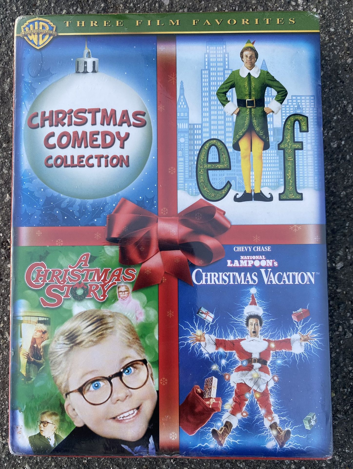 Christmas Comedy Collection. 3 Disc DVD Set. Elf. A Christmas Story. National Lampoons Christmas Vacation