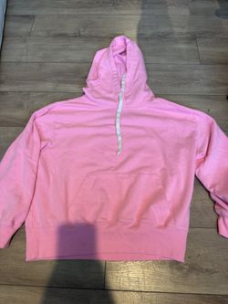 Hot pink hoodie
