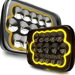 7x6 Led Headlights With Halo