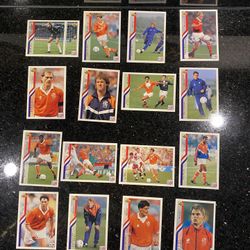 Lot of 16 HOLLAND: 1994 Upper Deck World Cup Contenders English/Spanish Cards
