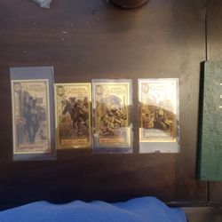 Goldbacks, 1-$5, 2-$1, 1 $1/2