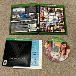 Grand Theft Auto V (GTA 5) Xbox One Complete CIB w/ Manual Map