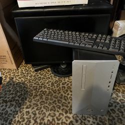 HP Pavilion Tower PC W/HP 24 Inch Screen + Keyboard