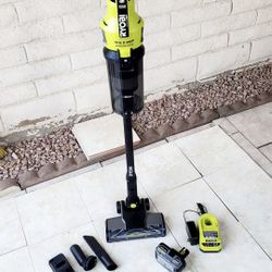 RYOBI 18V HP Brushless Stick Vaccum Cleaner KIT with 4Ah High Performance battery and charger