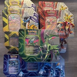 🔥 Pokémon ex Tins — Raging Bolt, Gouging Fire, Iron Leaves & Iron Crown