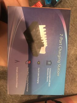 7 port USB charging station