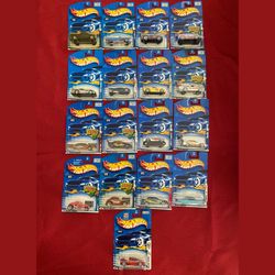 (NEW) HOT WHEELS 1:64 DIE CAST CARS LOT OF 17 (2001-2003) $10 each (PERFECT FOR BIRTHDAYS)