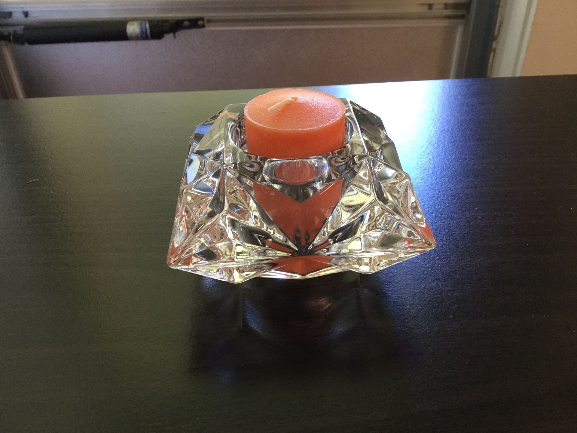 Crystal Votive Candle Holder