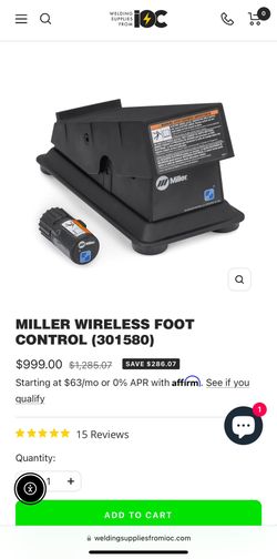 Miller Wireless Foot Control