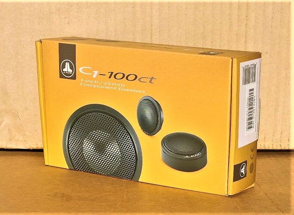 JL Audio C1 Car Speakers Set 1 Inch Aluminum Domed Tweeters 120 Watts C1-100CT 🚨 Payment Options Available 🚨 No Credit Needed 🚨