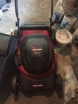 Craftsman 12 amp, corded mower