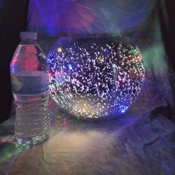 Lighted Glass Globe