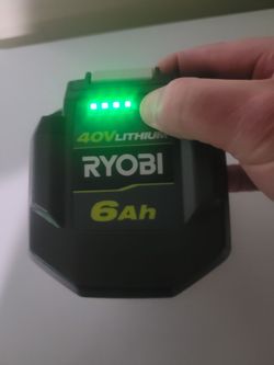 Ryobi 40V Lithium-Ion 6.0 Ah High Capacity Battery
