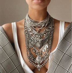 Antique boho style jewelry
