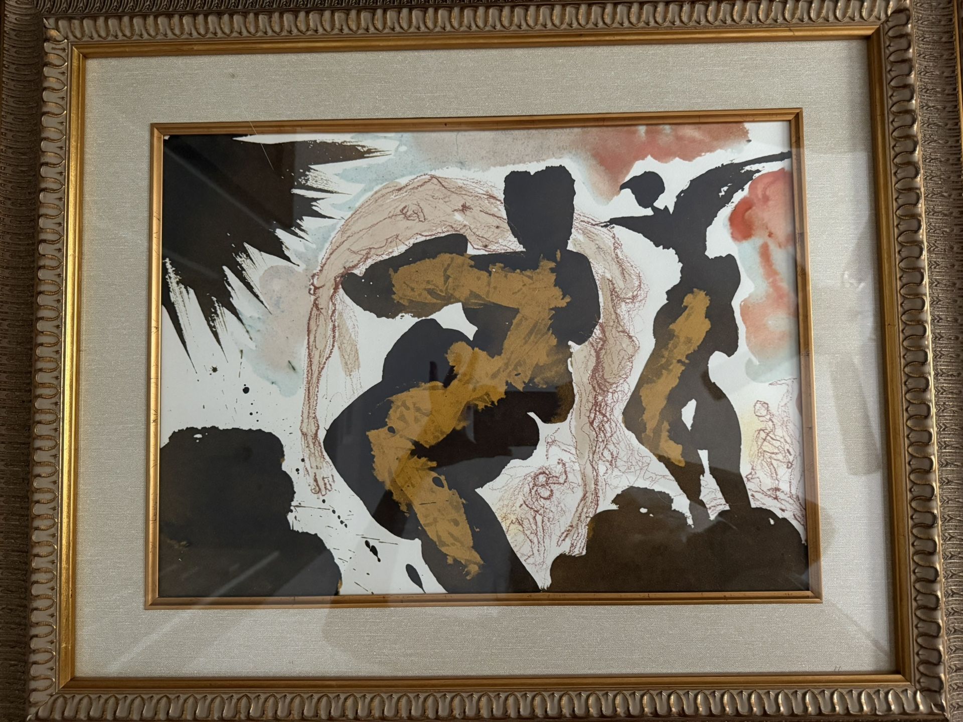 Salvador Dali, Animam et Corpus Trado pro Patriis Legibus, Lithograph, 1964